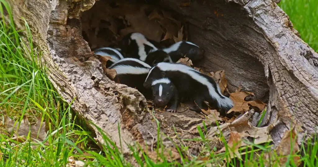 skunk nest