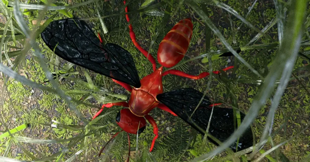 what kills red wasp