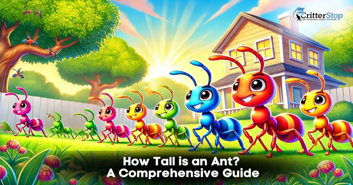 how tall is an ant