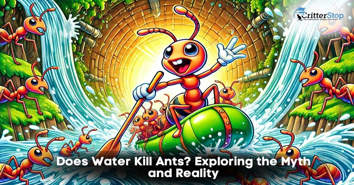 does water kill ants
