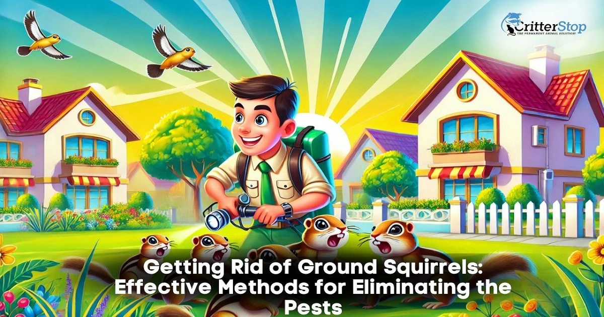 getting rid of ground squirrels
