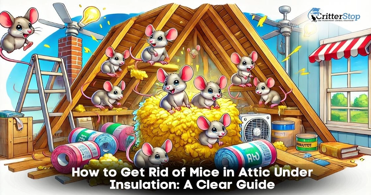 how to get rid of mice in attic under insulation