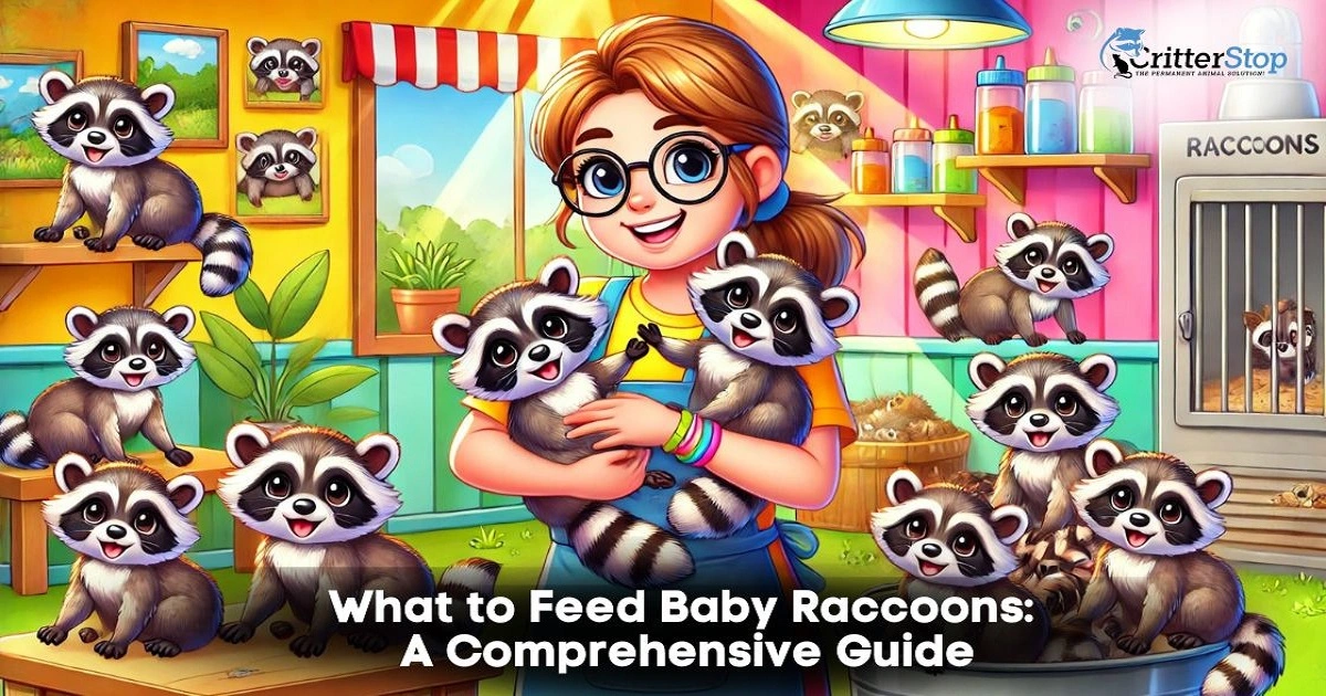 what to feed baby raccoons