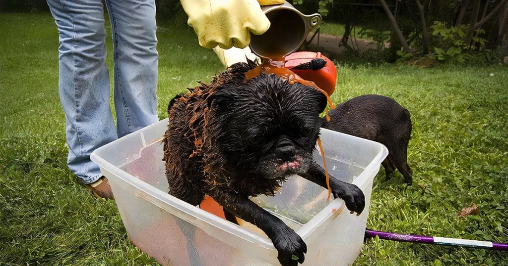 is skunk spray harmful to dogs
