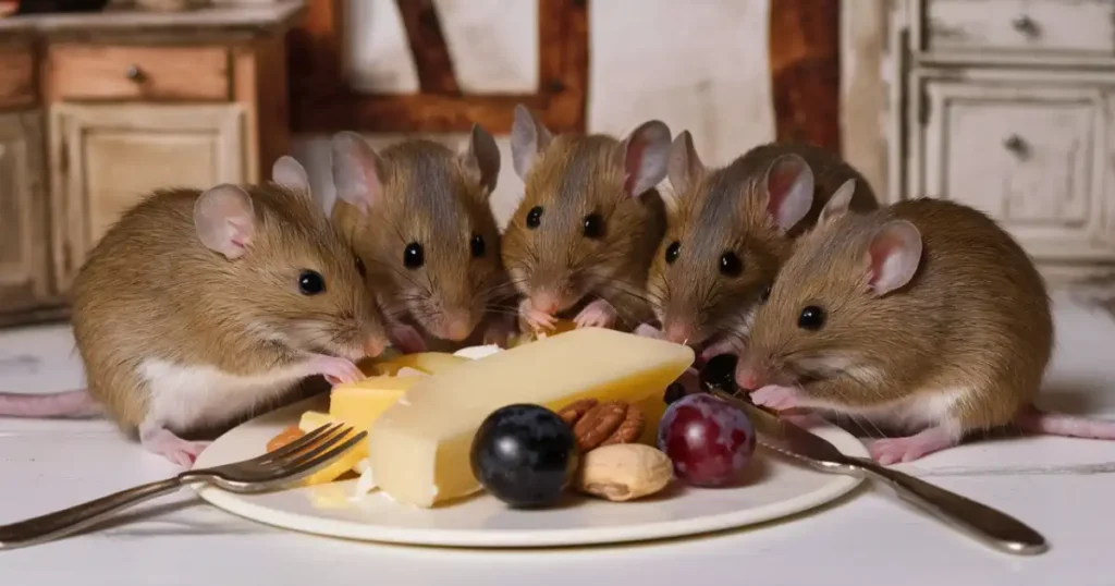 how long do mice live without food