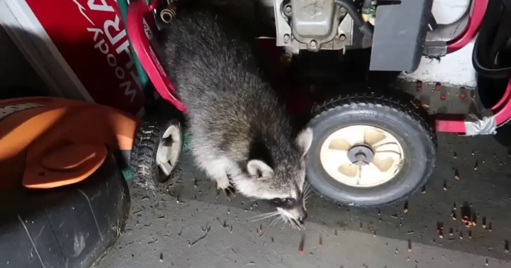 how to get raccoons out of your garage