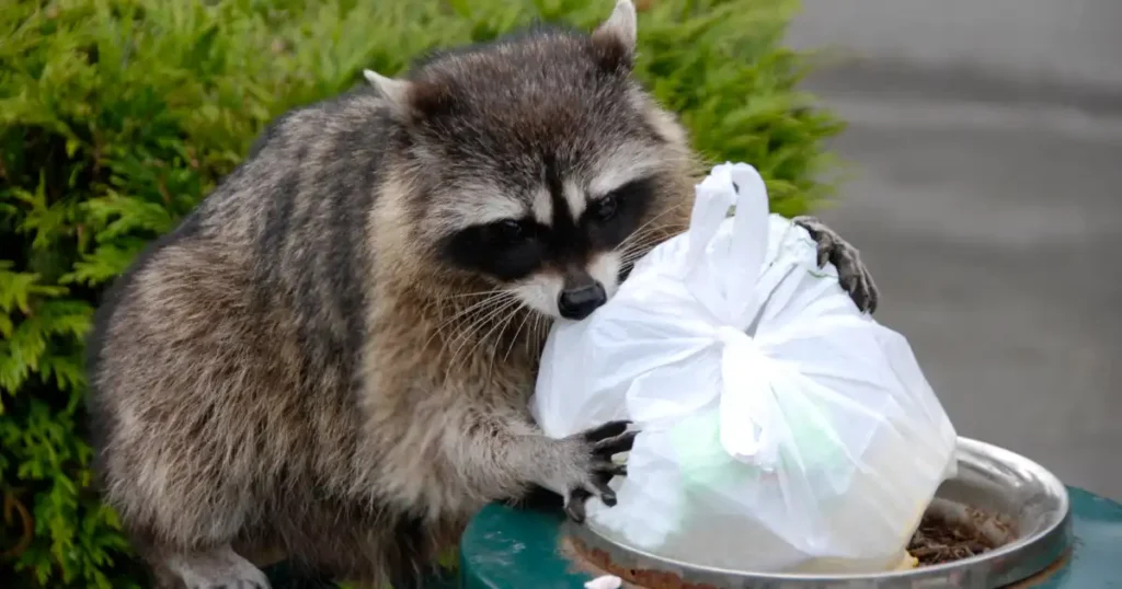 raccoons in garage