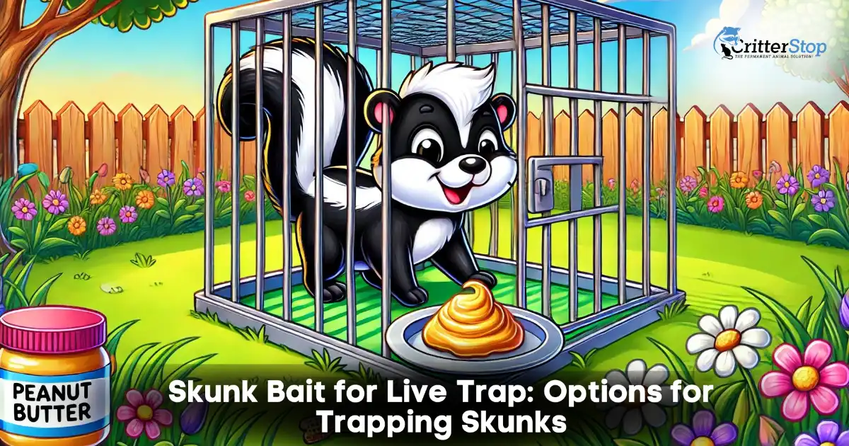 skunk bait for live trap, skunk bait, how to bait a skunk