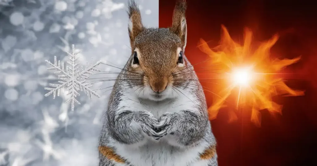 what temperature can squirrels survive