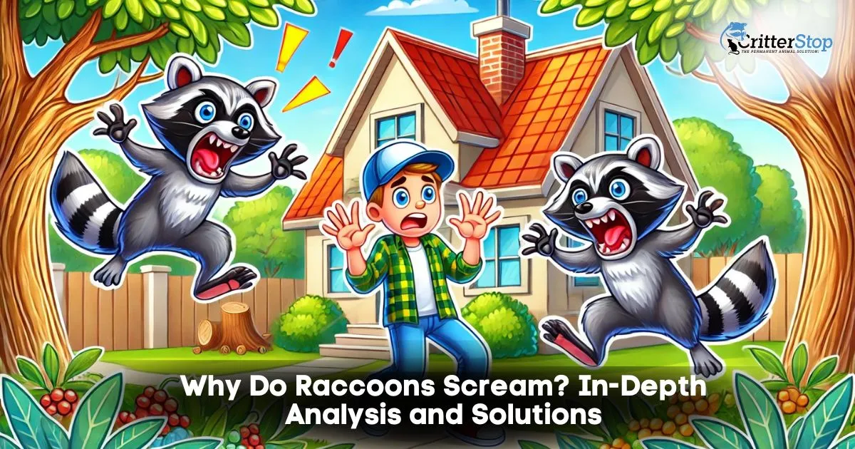 why do raccoons scream