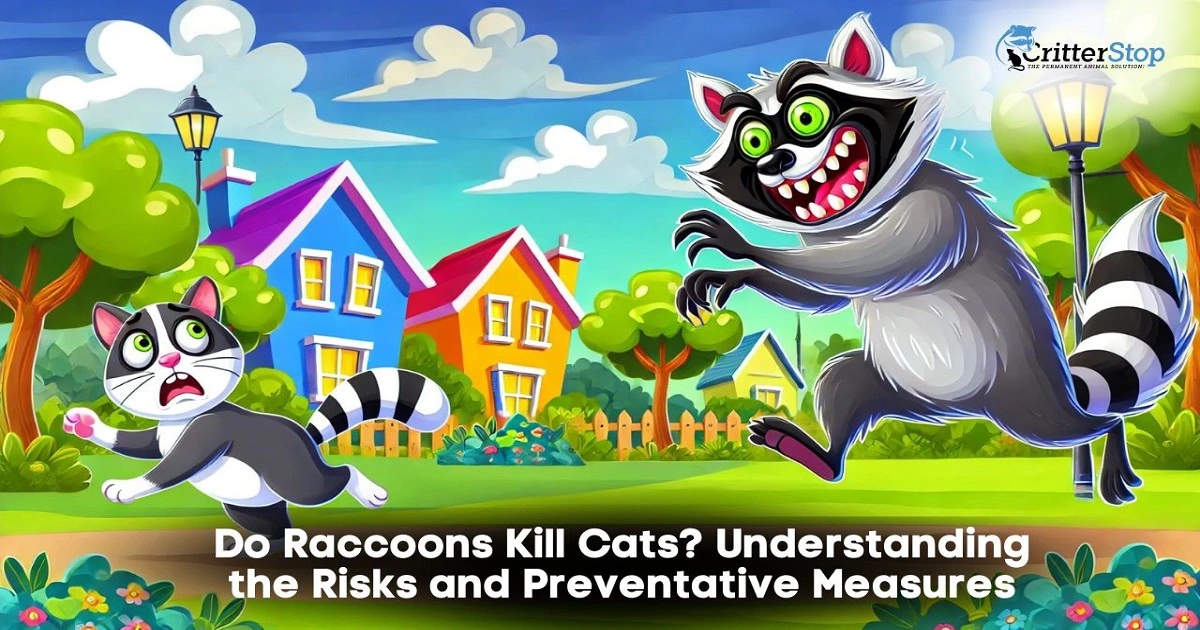 will raccoons kill cats