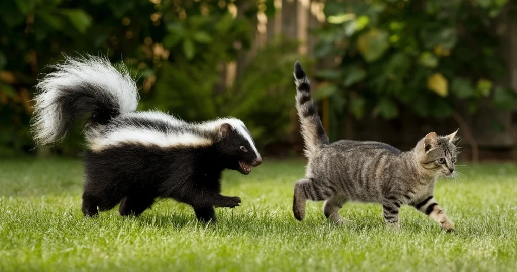 cat skunk
