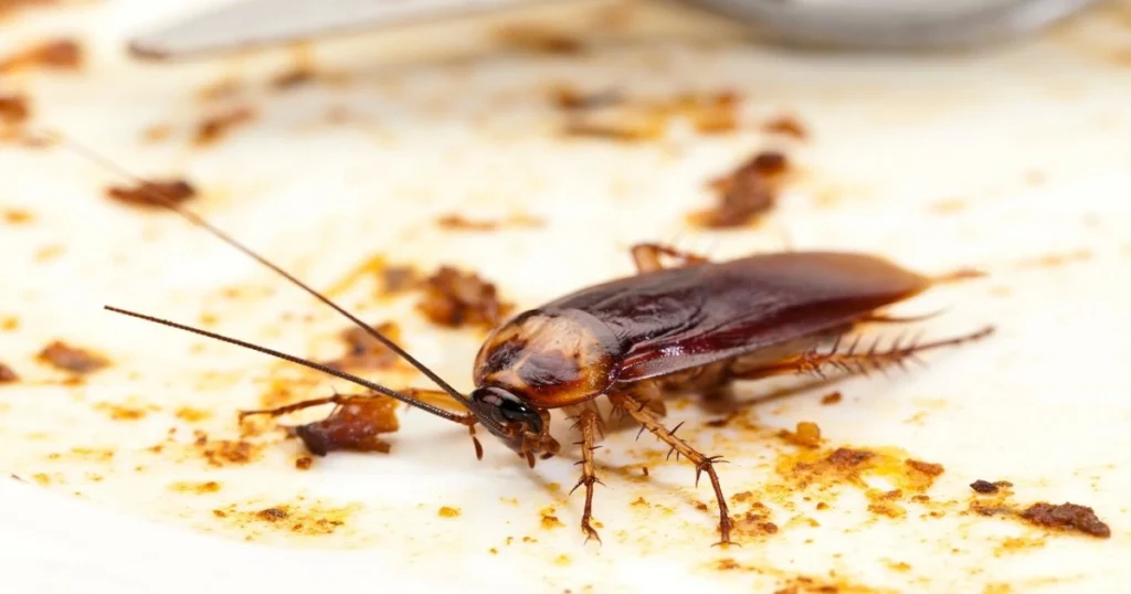 baby smoky brown cockroach
