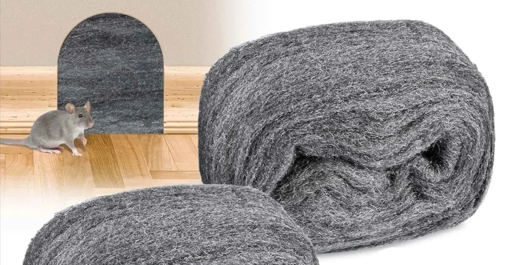 medium grade steel wool for mice
