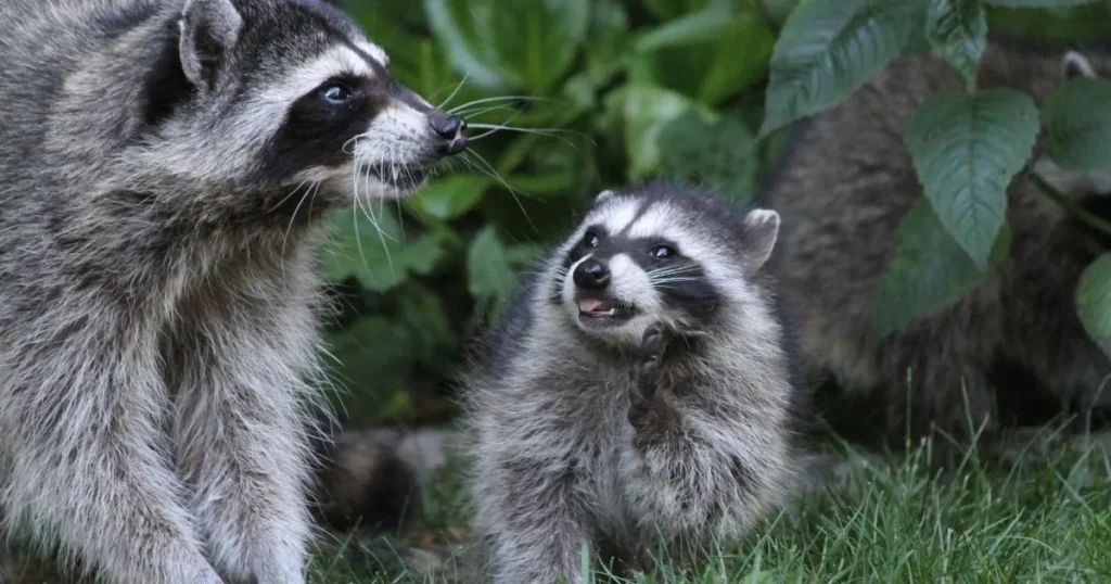 raccoons marshmallows
