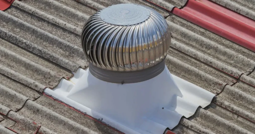 attic fan on roof
