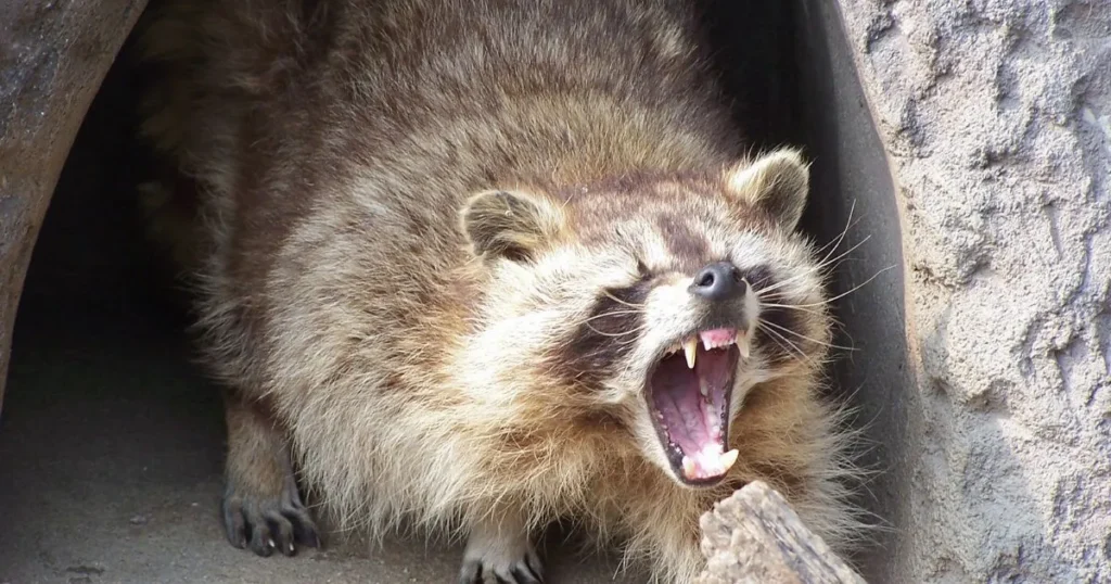 why do raccoons scream
