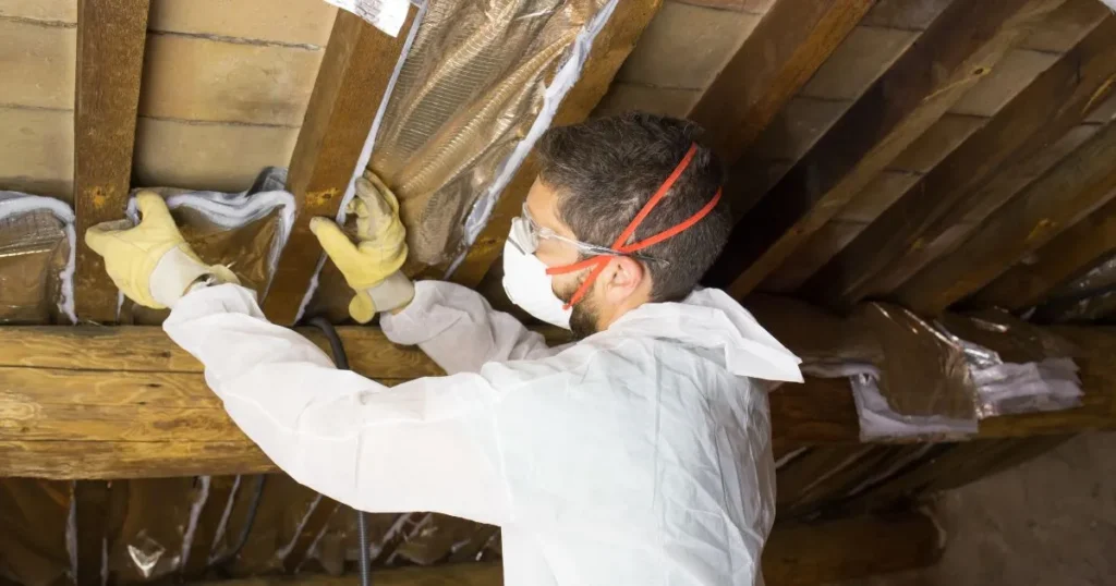 attic insulation removal
