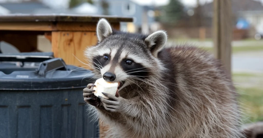 do raccoons eat marshmallows
