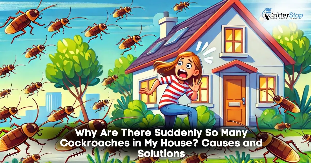 why are there suddenly so many cockroaches in my house