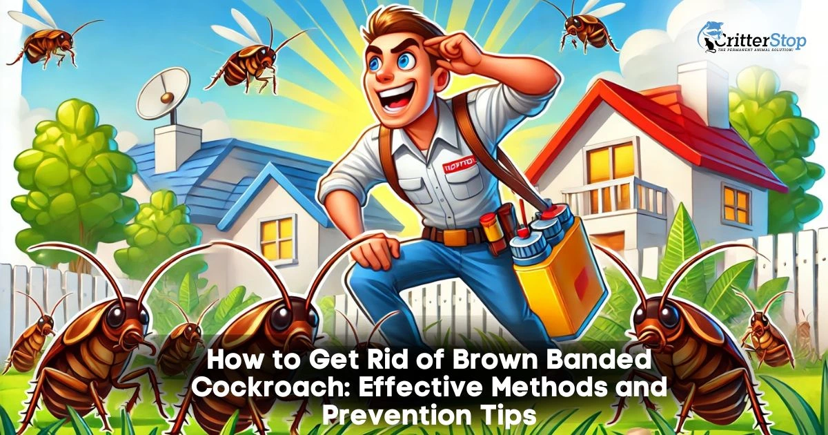 how to get rid of brown banded cockroach