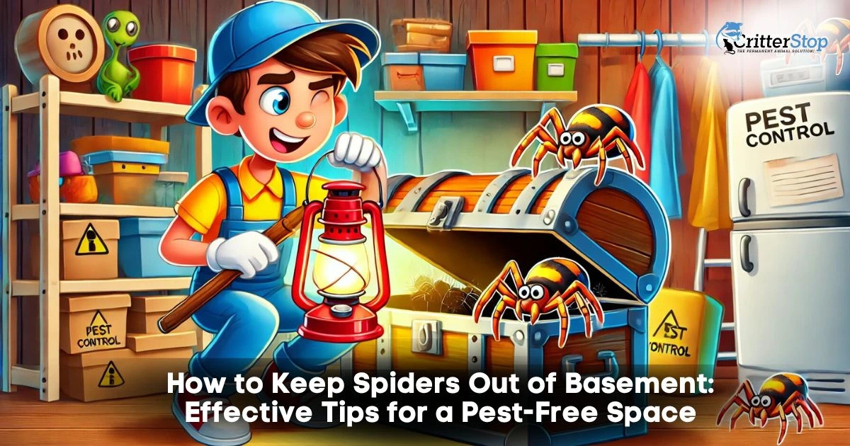 how to keep spiders out of basement