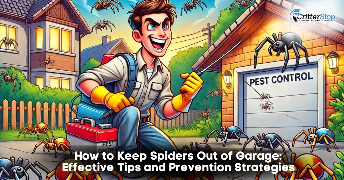 how to keep spiders out of garage