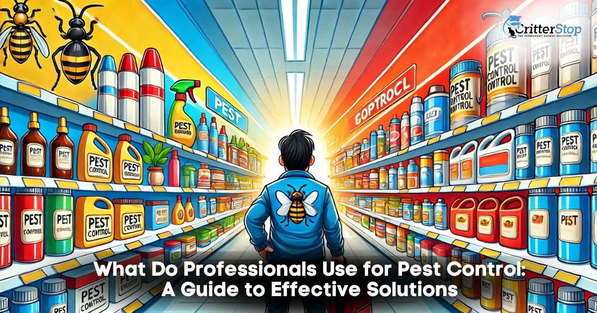 what do professionals use for pest control