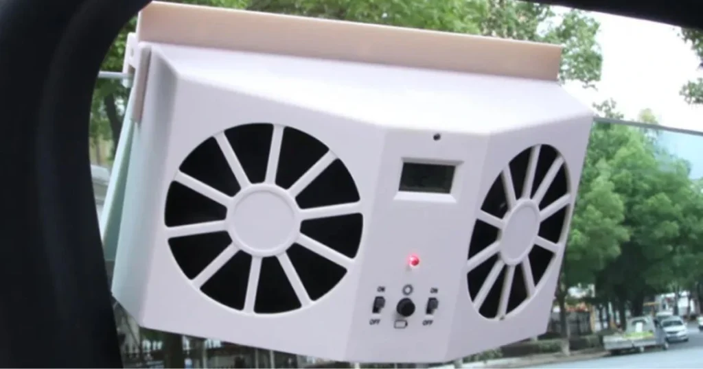 solar exhaust fan for car