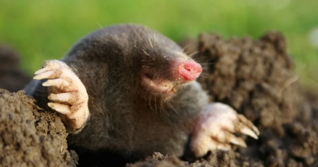 how to trap moles in your yard
