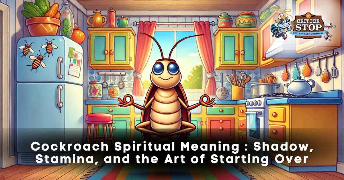 Cockroach Spiritual Meaning : Shadow, Stamina, and the Art of Starting Over