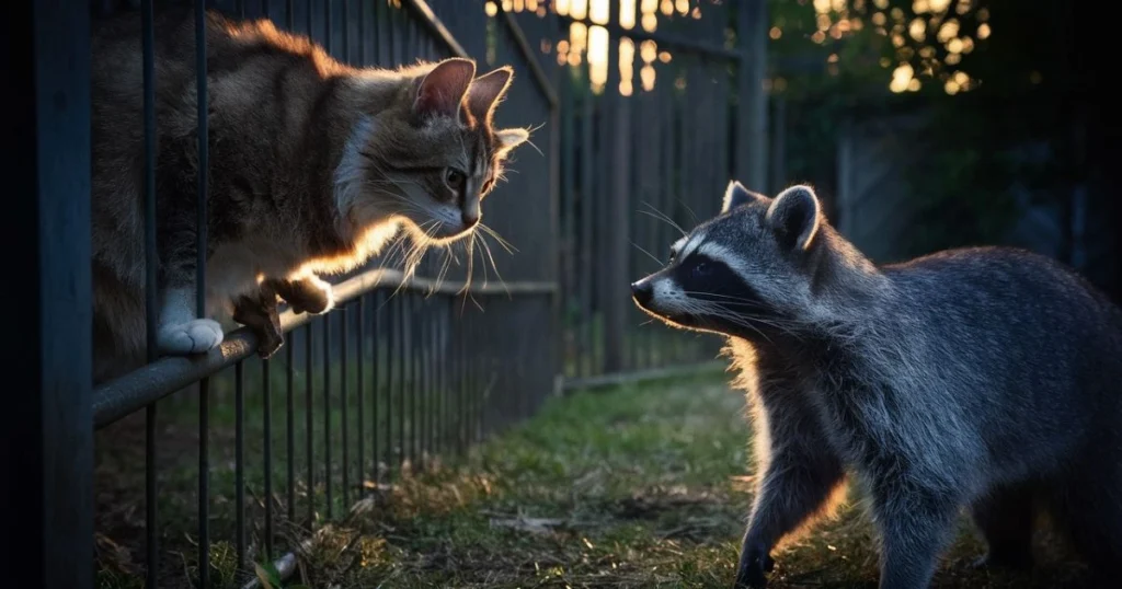 can cats and raccoons have babies
