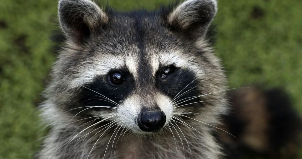 light colored raccoons
