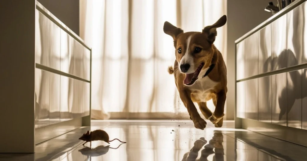 dead mouse in vent
