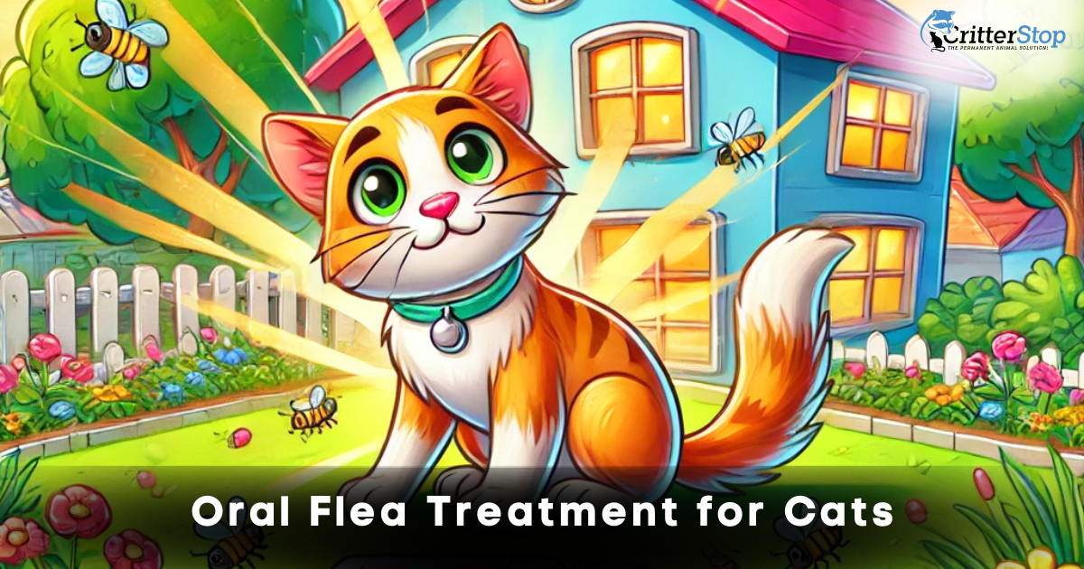 Oral Flea Treatment for Cats Critter Stop