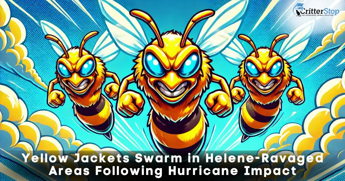 Yellow Jackets Swarm in Helene-Ravaged Areas Following Hurricane Impact