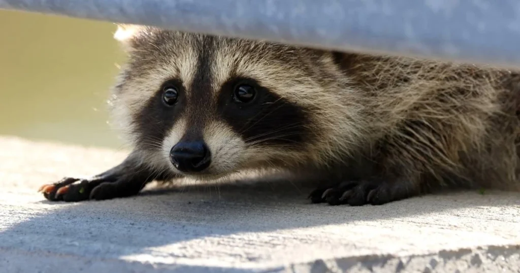 can raccoons squeeze into small spaces