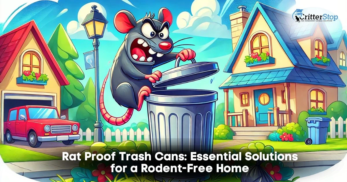 rat proof trash cans