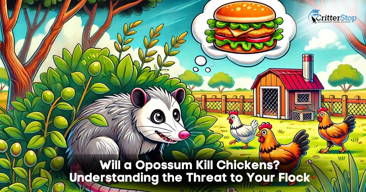 will a opossum kill chickens