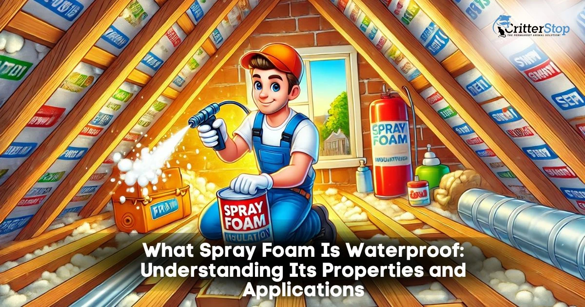 what spray foam is waterproof