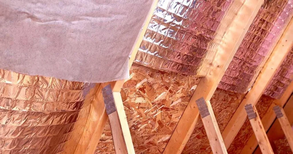 double reflective insulation radiant barrier