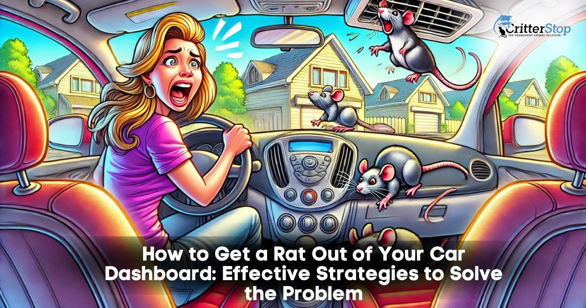 how to get a rat out of your car dashboard