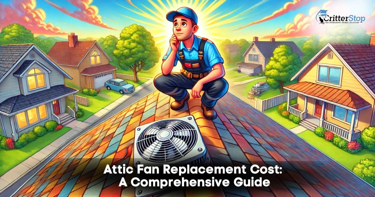 attic fan replacement cost