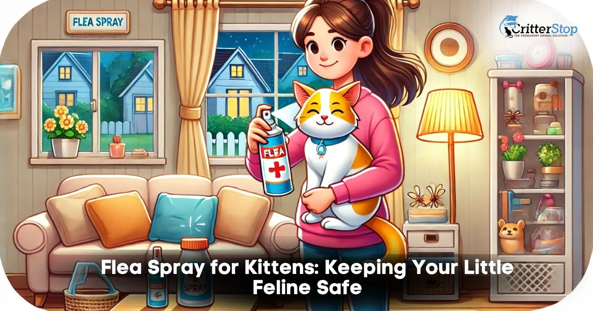 flea spray for kittens