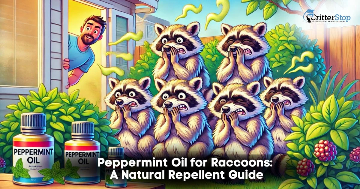 peppermint oil for raccoons