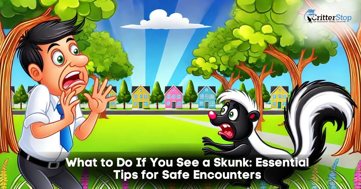 what to do if you see a skunk