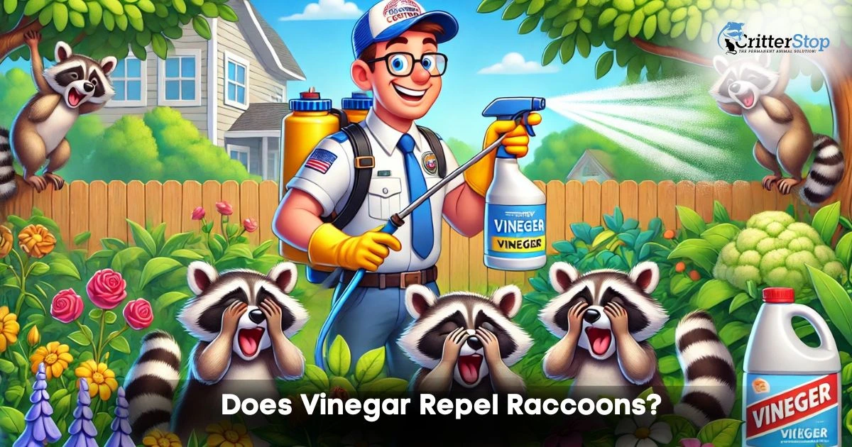 does vinegar repel raccoons