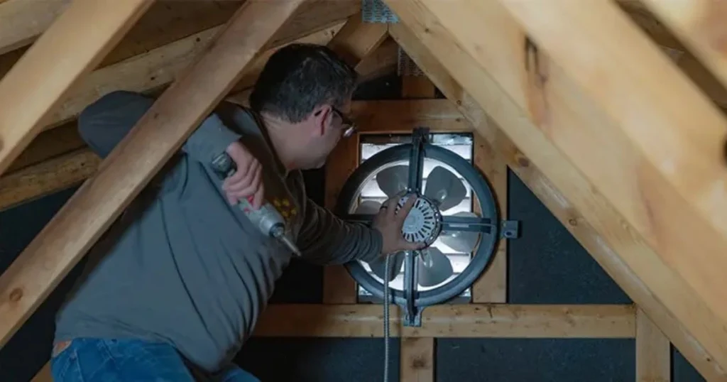 attic fan replacement cost