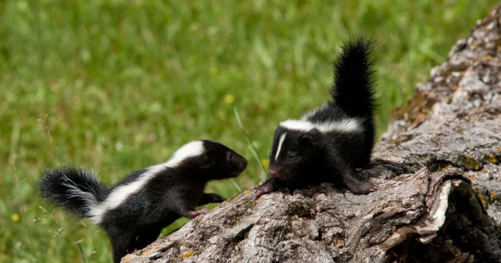 a skunk sprayed under my house