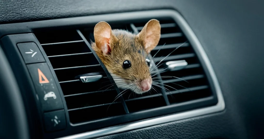 how to get a rat out of your car dashboard